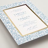 "Lavender fields" - Rehearsal Dinner Invitations in Cerulean by Tamara Hilje - Detail