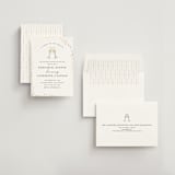 "Toasted" - Rehearsal Dinner Invitations in Cloud by Zani van Zyl - Assembled