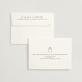 "Toasted" - Rehearsal Dinner Invitations in Cloud by Zani van Zyl - FREE Recipient Addressing