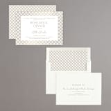 "Rattan" - Rehearsal Dinner Invitations in Almond by Yaling Hou Suzuki - Assembled
