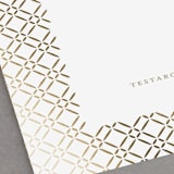 "Rattan" - Rehearsal Dinner Invitations in Almond by Yaling Hou Suzuki - Detail