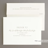 "Rattan" - Rehearsal Dinner Invitations in Almond by Yaling Hou Suzuki - FREE Recipient Addressing