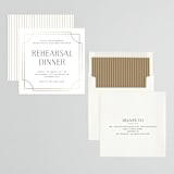 "Cube" - Rehearsal Dinner Invitations in Silk by Yuliya Evseeva - Assembled