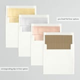 "Cube" - Rehearsal Dinner Invitations in Silk by Yuliya Evseeva - Envelope Liner Options