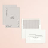 "modern day" - Rehearsal Dinner Invitations in Taupe by Gwen Bedat - Assembled