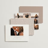 "Typographical" - Rehearsal Dinner Invitations in Clay by Nicole Barreto - Back of Card Options