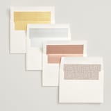 "Typographical" - Rehearsal Dinner Invitations in Clay by Nicole Barreto - Envelope Liner Options