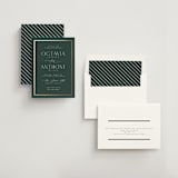 "Regal" - Rehearsal Dinner Invitations in Evergreen by Nicole Walsh - Assembled