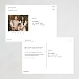 "Modern Leaves" - Rosh Hashanah Cards in Oak by Elan Studio - Back of Card