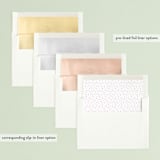 "Life Is Wonderful" - Retired Holiday Cards in White by GeekInk Design - Slip-In Envelope Liners