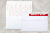 "Life Is Wonderful" - Retired Holiday Cards in White by GeekInk Design - Liner and Label