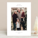 "Winter Window" - Retired Holiday Cards in Cranberry by Lehan Veenker - Front