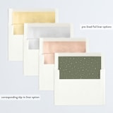 "Merry and Bright Topper" - Retired Holiday Cards in Caramel by Jamie Schultz Designs - Slip-In Envelope Liners