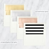 "Merry Bright" - Retired Holiday Cards in Linen by Erin Deegan - Slip-In Envelope Liners