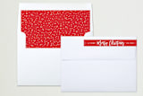 "Great Wonders" - Retired Holiday Cards in Santa Suit by Design Lotus - Liner and Label