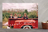 "Merriest Script" - Retired Holiday Cards in Snowflake by Susan Brown - Front