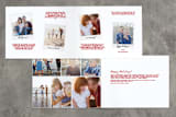"Merriest Script" - Retired Holiday Cards in Snowflake by Susan Brown - Interior Options