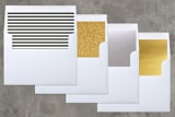 "Merriest Script" - Retired Holiday Cards in Snowflake by Susan Brown - Slip-In Envelope Liners