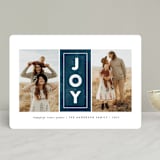 "Centered Joy" - Retired Holiday Cards in Navy by Brianne Larsen - Front