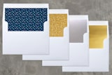 "Love Came Down At Christmas" - Retired Holiday Cards in Blue by Lehan Veenker - Slip-In Envelope Liners
