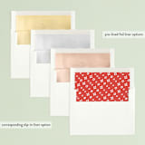 "My Type of Christmas" - Retired Holiday Cards in Holly by The Social Type - Slip-In Envelope Liners