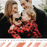 "candycane swirl" - Retired Holiday Cards in Candycane by Lauren Semmer - Close-Up