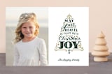 "Joyful Tree" - Retired Holiday Cards in Pine by Sarah Brown - Front