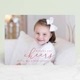 "Simply Christmas" - Retired Holiday Cards in Berry by Brianne Larsen - Front