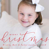 "Simply Christmas" - Retired Holiday Cards in Berry by Brianne Larsen - Close-Up