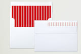 "Simply Christmas" - Retired Holiday Cards in Berry by Brianne Larsen - Liner and Label