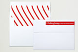 "Simply Splendid" - Retired Holiday Cards in Snow by Design Lotus - Liner and Label