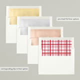 "Merry all the way" - Retired Holiday Cards in Cherry by Pixel and Hank - Slip-In Envelope Liners