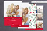 "merry bricolage" - Retired Holiday Cards in Holly by silverscreen studio - Back of Card