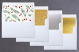 "merry bricolage" - Retired Holiday Cards in Holly by silverscreen studio - Slip-In Envelope Liners
