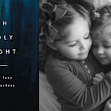 "Painted Night" - Retired Holiday Cards in Midnight by AK Graphics - Close-Up
