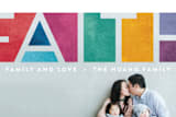 "Prismatic Faith" - Retired Holiday Cards in Rainbow by Hooray Creative - Close-Up