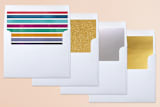 "Prismatic Faith" - Retired Holiday Cards in Rainbow by Hooray Creative - Slip-In Envelope Liners