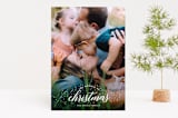"The Wonder of Christmas" - Retired Holiday Cards in Smoke by Laura Hamm - Front
