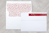"Merry Snapshot" - Retired Holiday Cards in Cranberry by Haley Warner - Liner and Label
