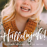 "Hallelujah for the Holidays" - Retired Holiday Cards in Snow by Chryssi Tsoupanarias - Close-Up