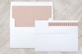 "Pet Name" - Retired Holiday Cards in blush by Stacy Cooke - Liner and Label