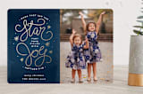 "Matthew 2:10" - Retired Holiday Cards in Midnight by Lehan Veenker - Front