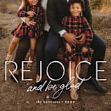 "and be glad" - Retired Holiday Cards in Snow by Ella Weaver - Close-Up