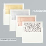 "elegant holiday greenery" - Retired Holiday Cards in Earth by Alexandra Dzh - Slip-In Envelope Liners