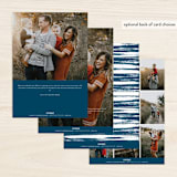 "One Line Brush" - Retired Holiday Cards in Atlantic by fatfatin - Back of Card