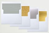 "Modern Script" - Retired Holiday Cards in Pine by Grace Kreinbrink - Slip-In Envelope Liners
