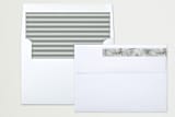 "Modern Script" - Retired Holiday Cards in Pine by Grace Kreinbrink - Liner and Label