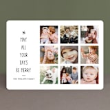 "Be Merry Starred" - Retired Holiday Cards in Coal by Abby Munn - Front