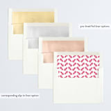 "mele kalikimaka e hau‘oli makahiki hou" - Retired Holiday Cards in Cotton by Lori James - Slip-In Envelope Liners