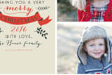 "a very merry Christmas" - Retired Holiday Cards in Cranberry by LollieJ - Close-Up